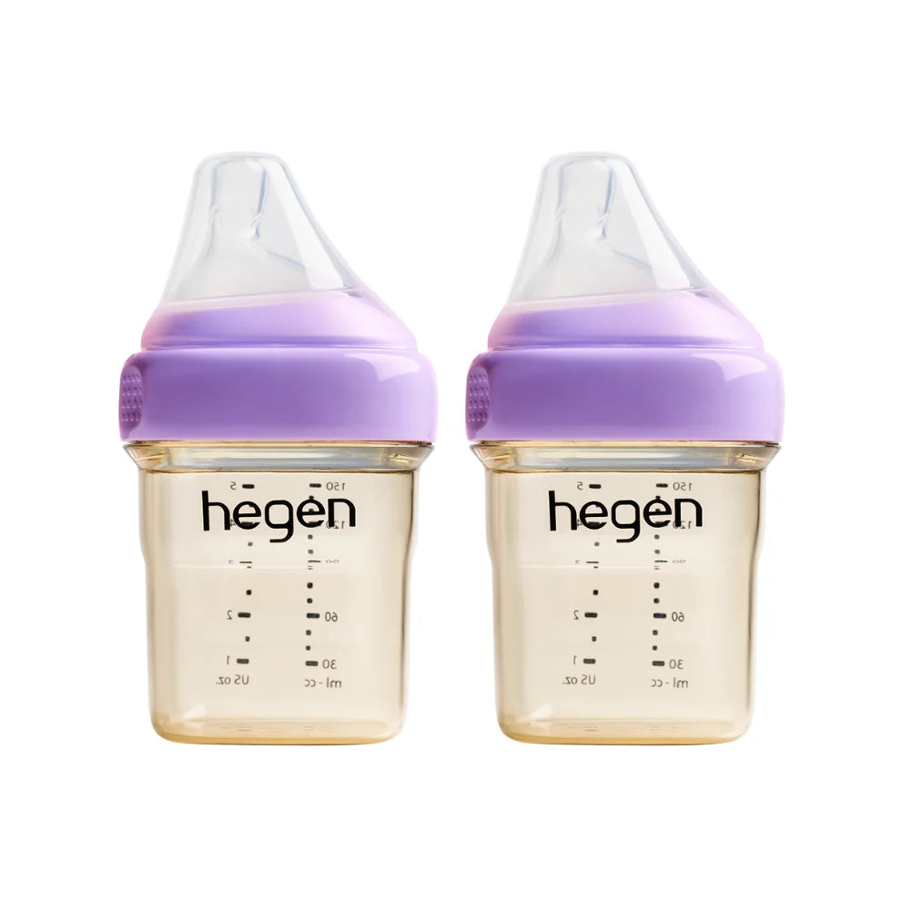 Hegen PCTO™ 150ml/5oz Feeding Bottle PPSU (2-pack) Purple