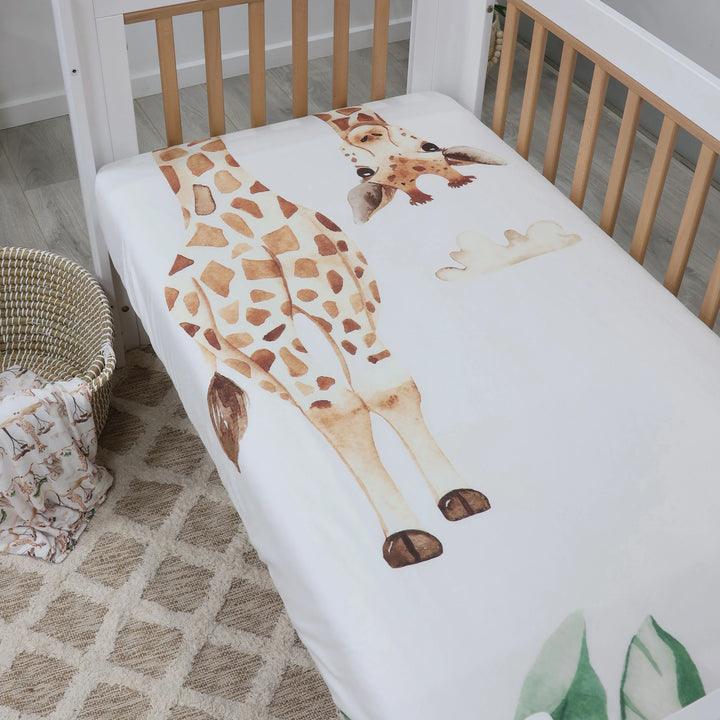 Bubba Blue Adventure Bamboo 2pk Jersey Cot Fitted Sheets