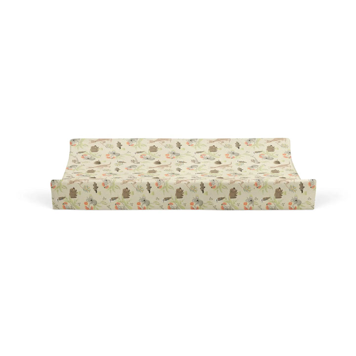 Bubba Blue Aussie Animals Waterproof Change Mat Cover - OATMEAL