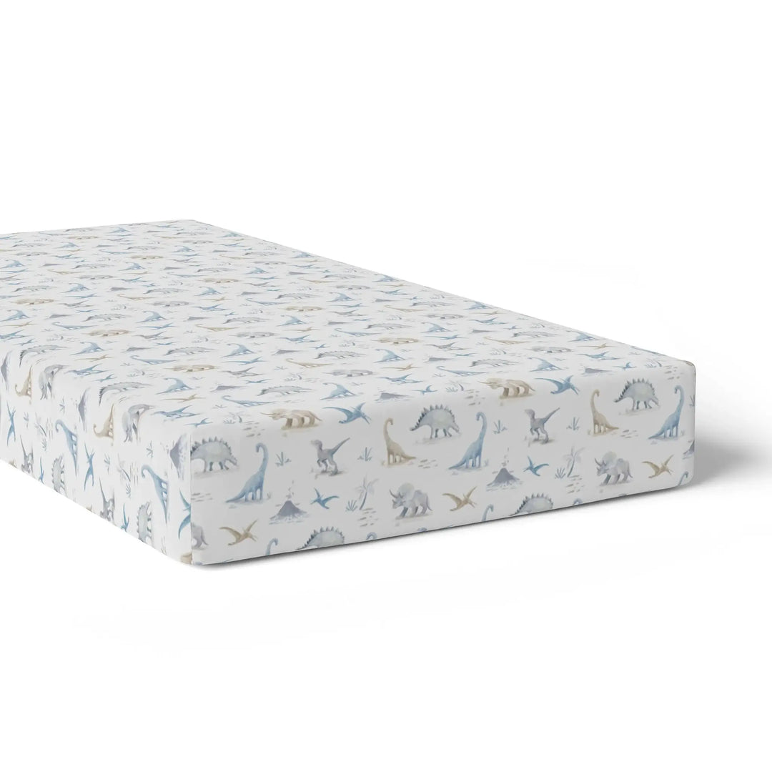 Bubba Blue Jurassic Bamboo 2pk Jersey Cot Fitted Sheets