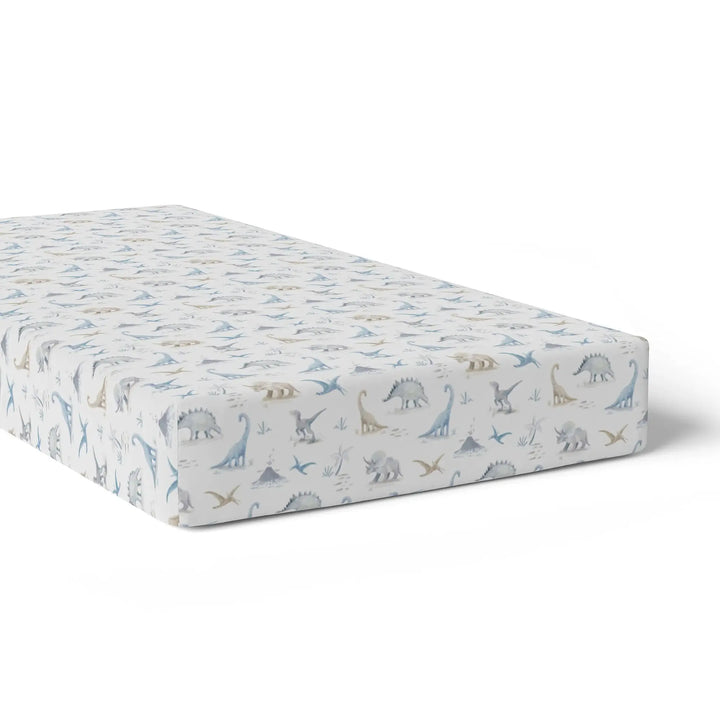 Bubba Blue Jurassic Bamboo 2pk Jersey Cot Fitted Sheets
