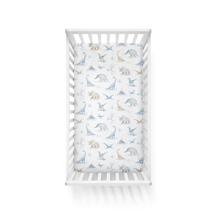 Bubba Blue Jurassic Bamboo 2pk Jersey Cot Fitted Sheets