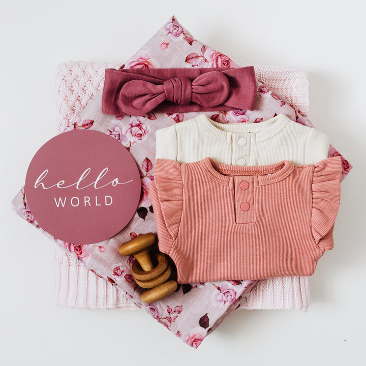 Organic Muslin Wrap Blossom