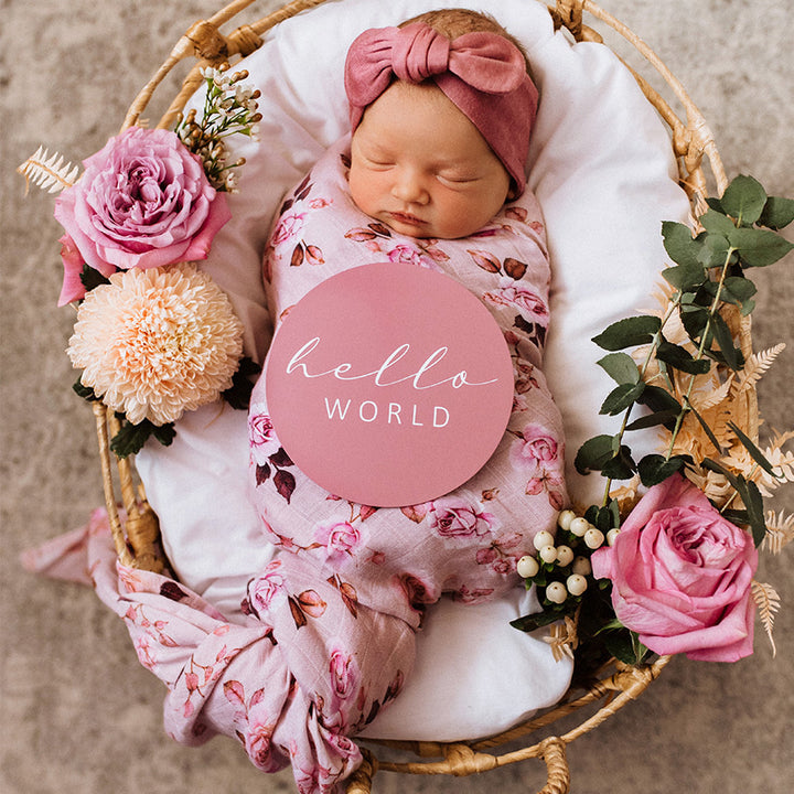 Organic Muslin Wrap Blossom