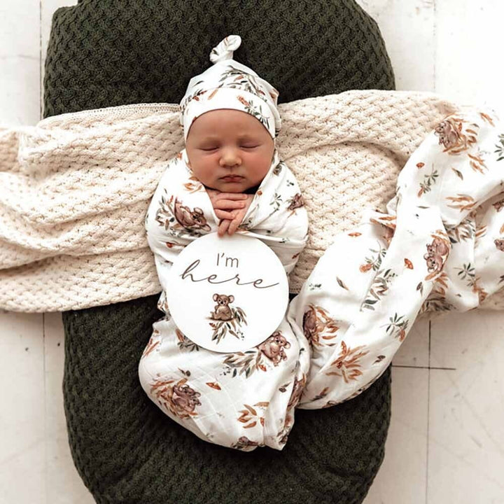 Organic Muslin wrap -Koala
