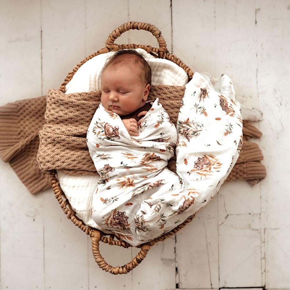 Organic Muslin wrap -Koala