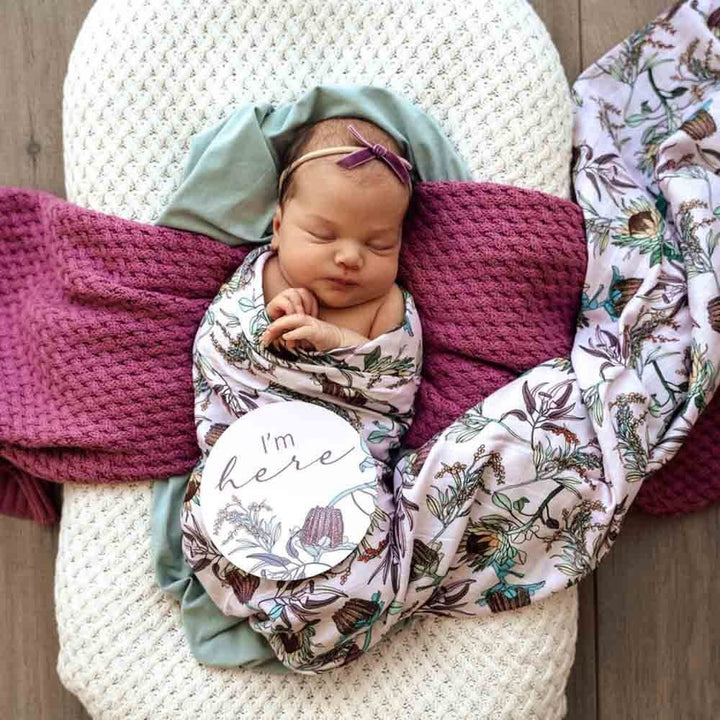 Organic Muslin Wrap-Banksia