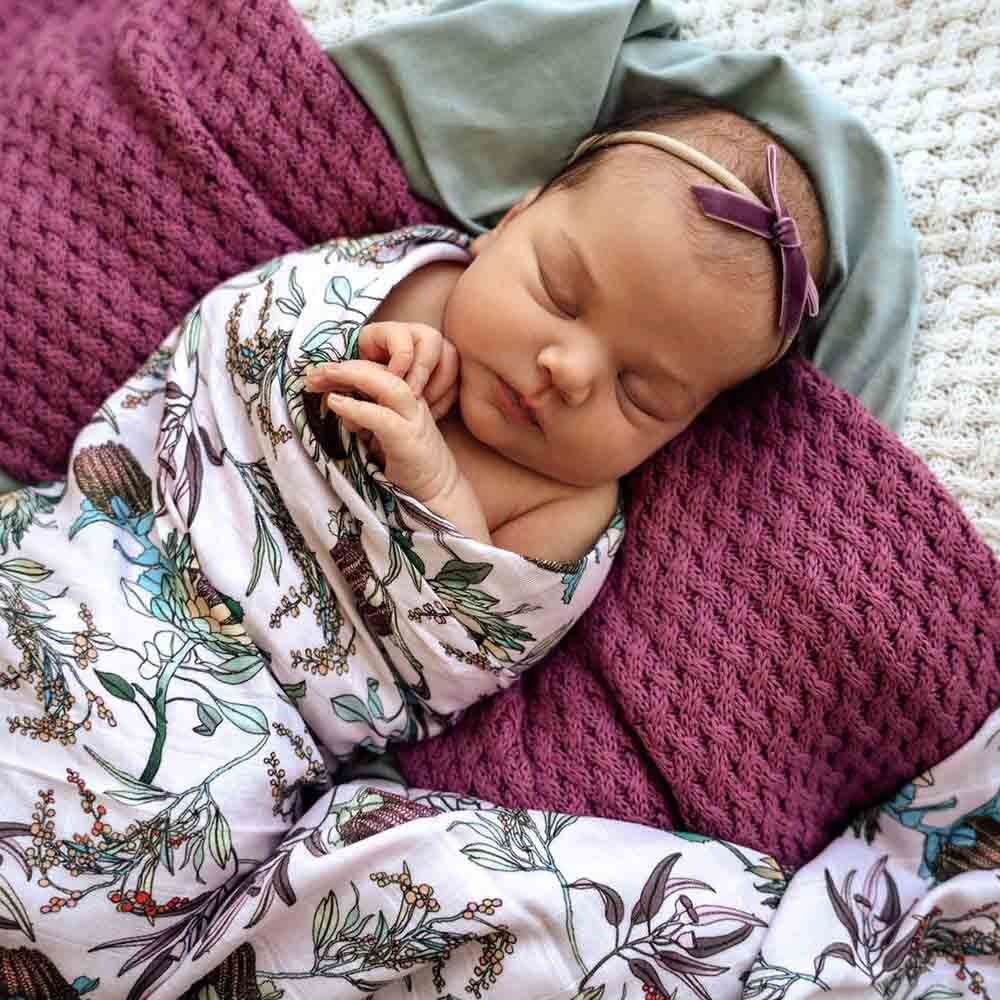 Organic Muslin Wrap-Banksia