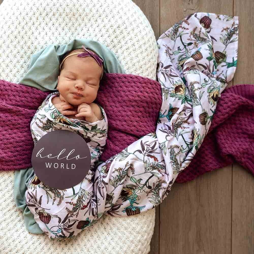 Organic Muslin Wrap-Banksia