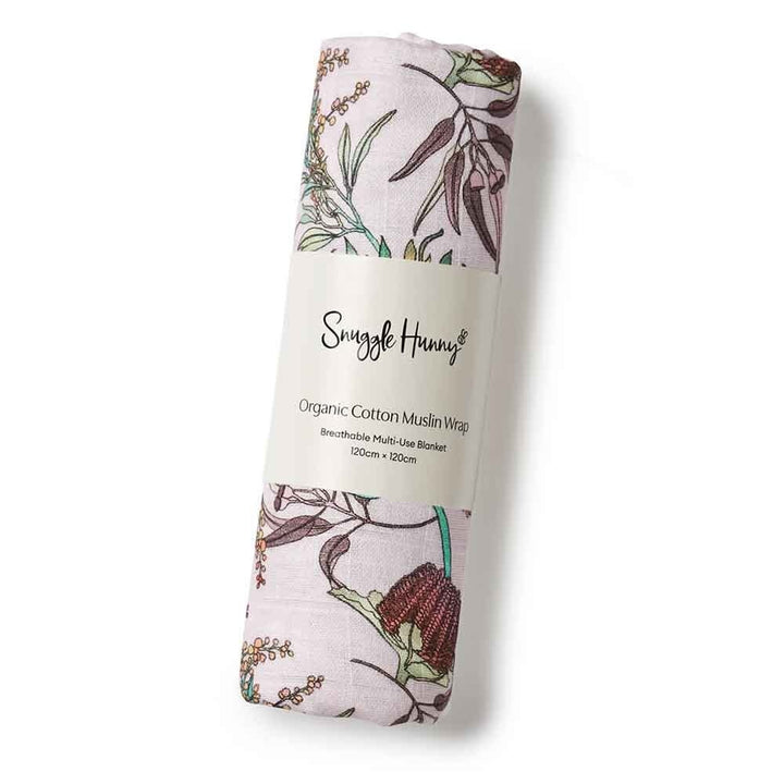 Organic Muslin Wrap-Banksia