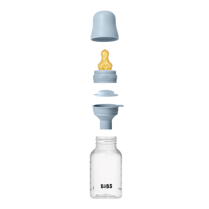 Baby BPA-Free PP Bottle Set 150ml Latex - Baby Blue