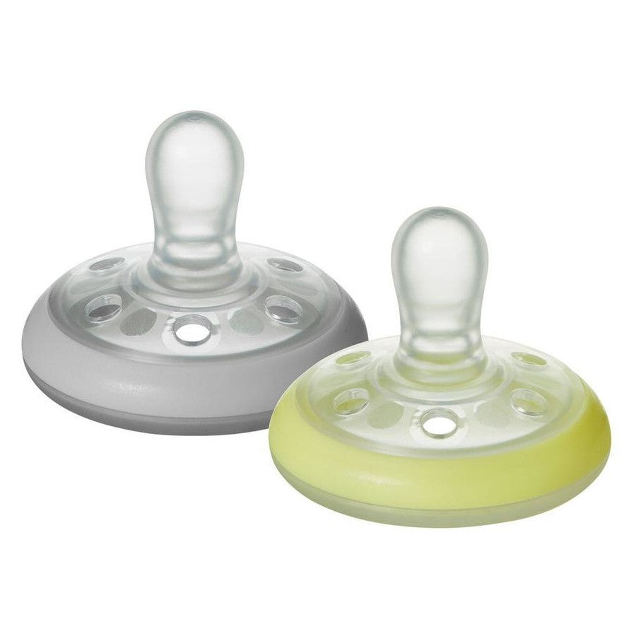 Tommee Tippee Closer to nature BREAST-LIKE SOOTHER DAY & NIGHT 6-18M 2PK