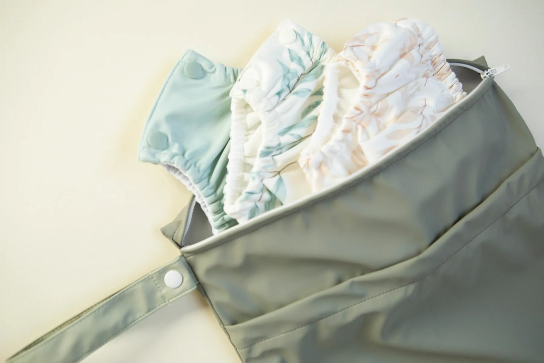 All4Ella Large Recycled Wet Bag - Sage