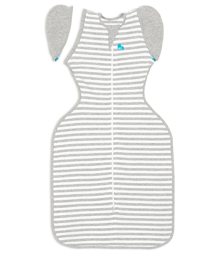 SWADDLE UP Transition Bag Original 1.0T Grey & White Stripe