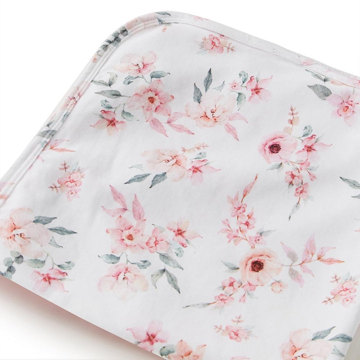 Baby Jersey Wrap & Topknot Set Camille
