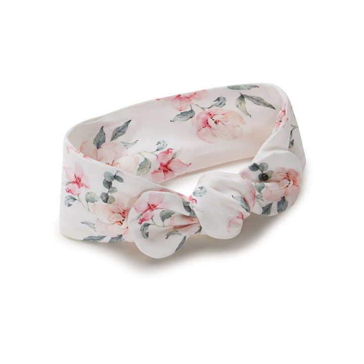 Baby Jersey Wrap & Topknot Set Camille