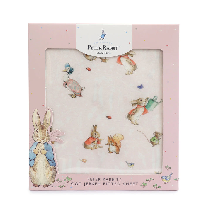 Bubba Blue Flopsy Mopsy & Cottontail Cot Fitted Sheet