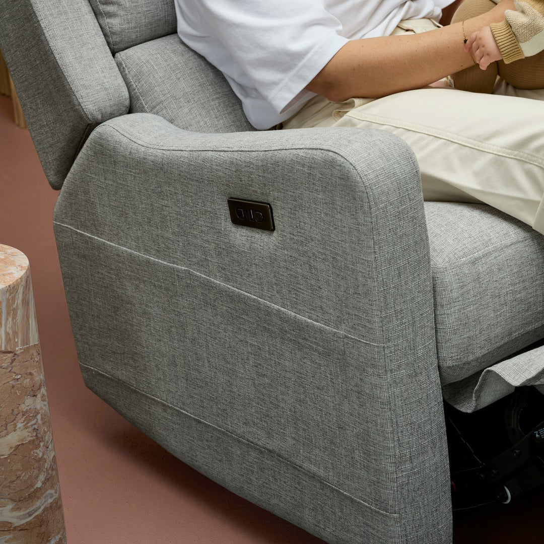 Il Tutto Henry Plus Massage & Heat Nursing Chair in Pure Grey