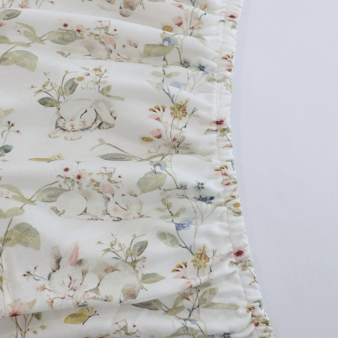 Bubba Blue Sleeping Bunny Jersey Co Sleeper/Bedside Sleeper Fitted Sheet