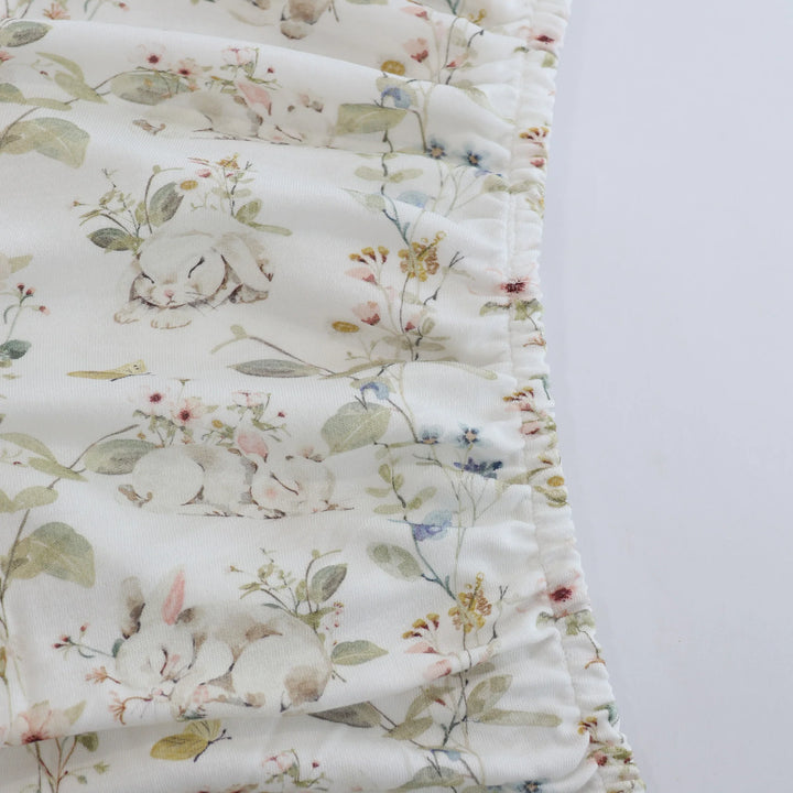 Bubba Blue Sleeping Bunny Jersey Co Sleeper/Bedside Sleeper Fitted Sheet