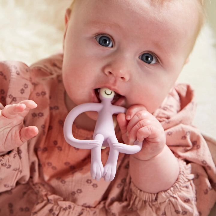 Matchstick Monkey Teething Toy and Gel Applicator - Lilac