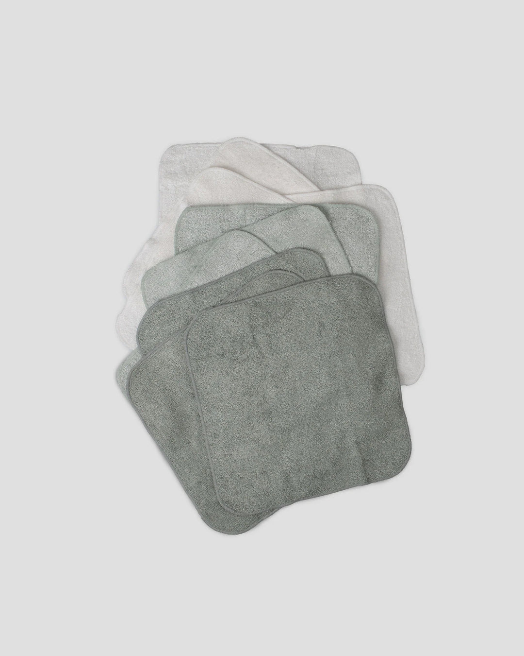 Little Bamboo Baby Towelling Washers 10PK - Turtle Bay