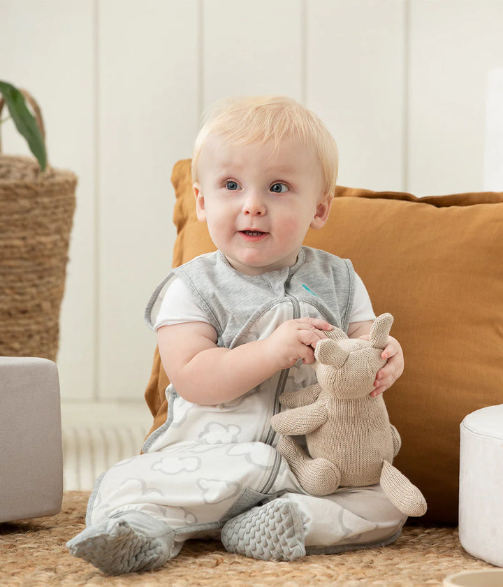 Organic Sleep Suit 0.2 TOG - Grey Daydream