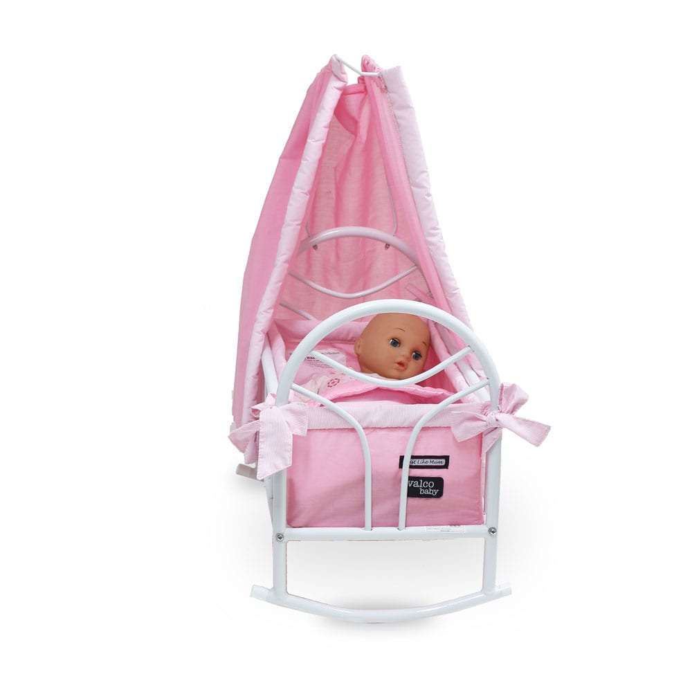 Valco Baby Dolls Cradle-Pink (N8512)