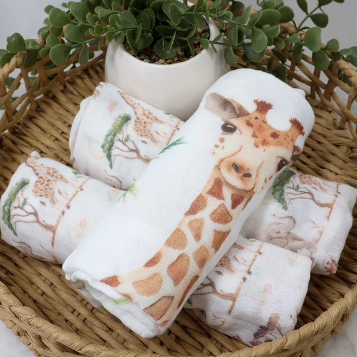 Bubba Blue Adventure Bamboo 3pk Muslin Wraps