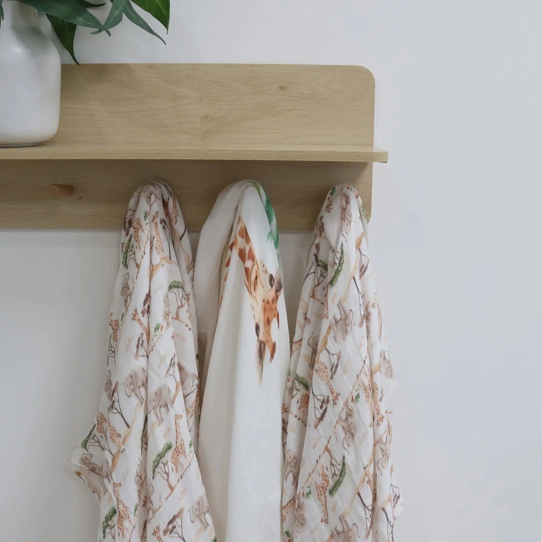 Bubba Blue Adventure Bamboo 3pk Muslin Wraps