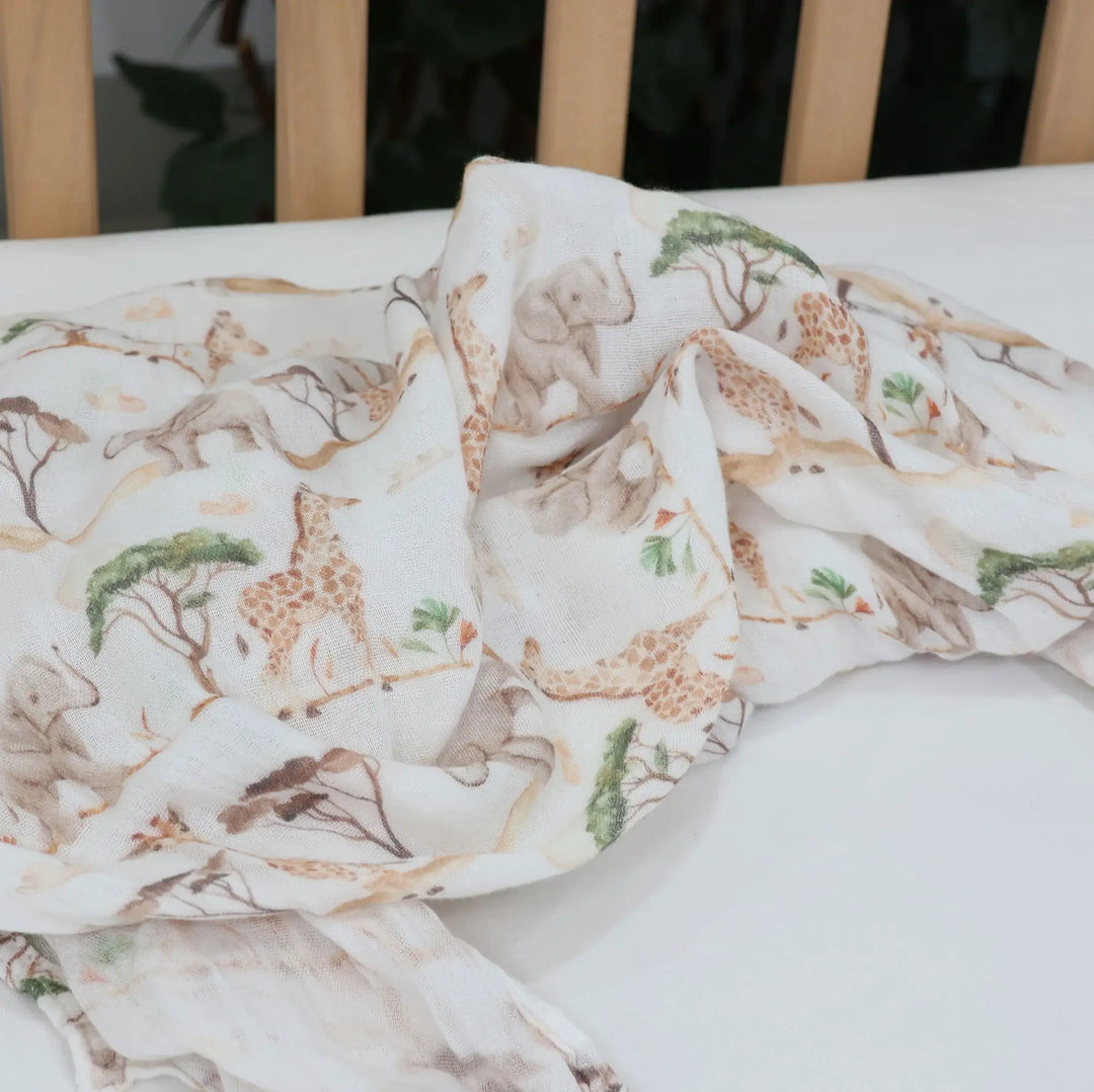 Bubba Blue Adventure Bamboo 3pk Muslin Wraps