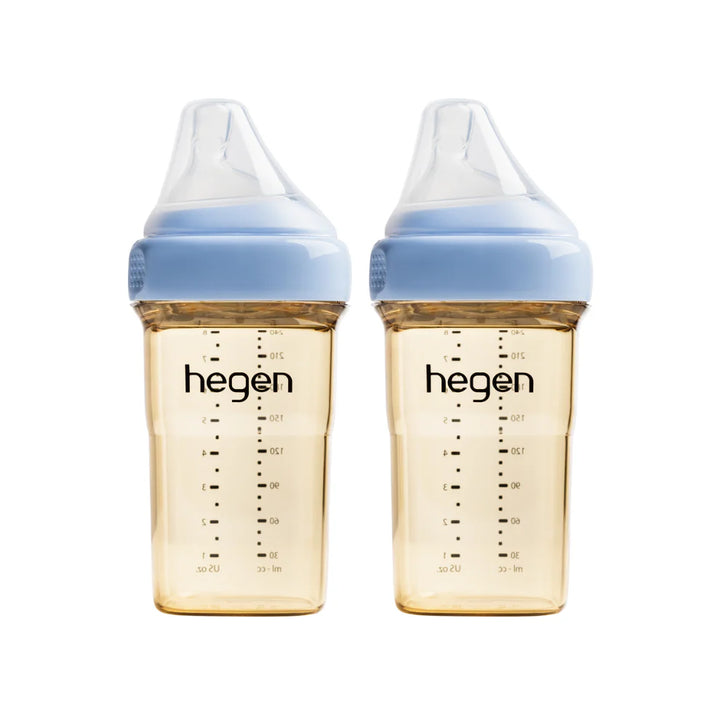 Hegen PCTO™ 240ml/8oz Feeding Bottle PPSU (2-pack) Blue