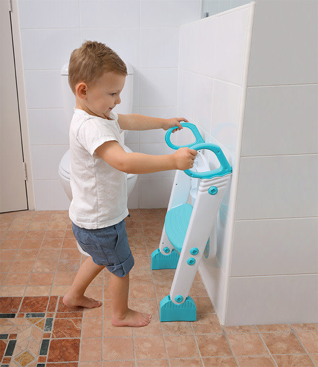Dreambaby STEP-UP TOILET TOPPER Aqua/WHITE(F6015)