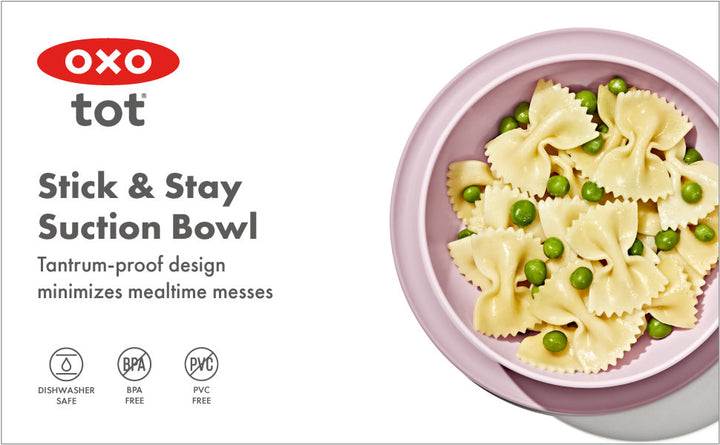 OXO Tot Stick & Stay Suction Bowl - Blossom