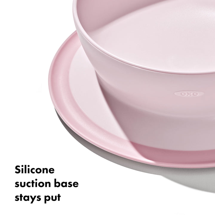 OXO Tot Stick & Stay Suction Bowl - Blossom