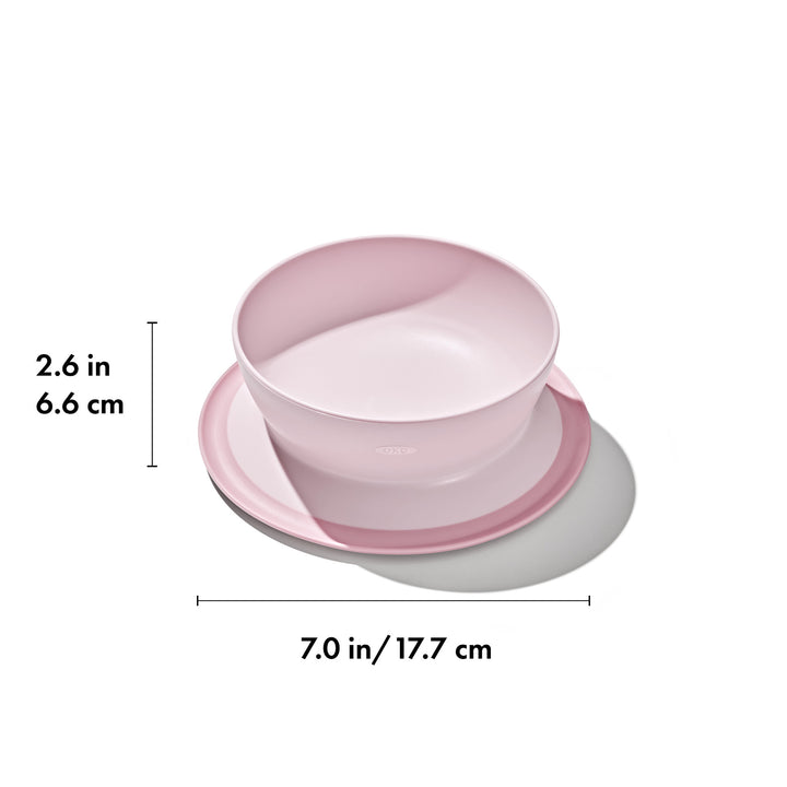 OXO Tot Stick & Stay Suction Bowl - Blossom