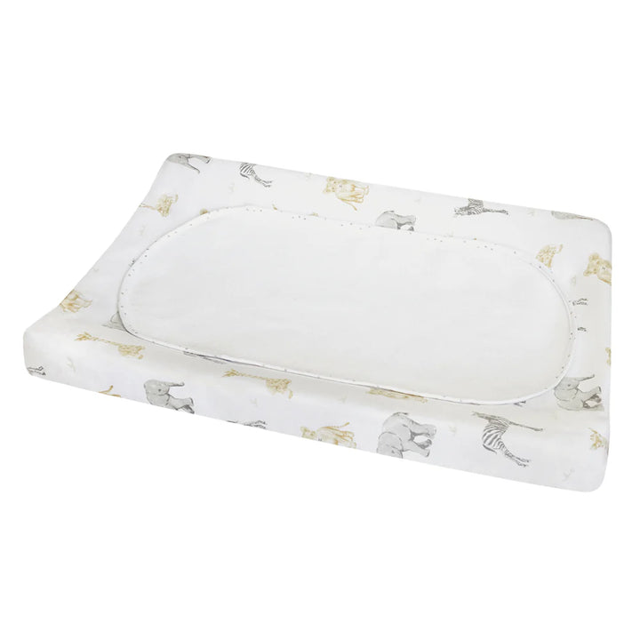 Living Textiles Change Pad Cover & Liner - Savanna Babies