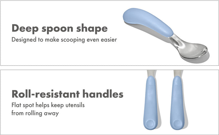 OXO Tot Fork & Spoon Set - Dusk