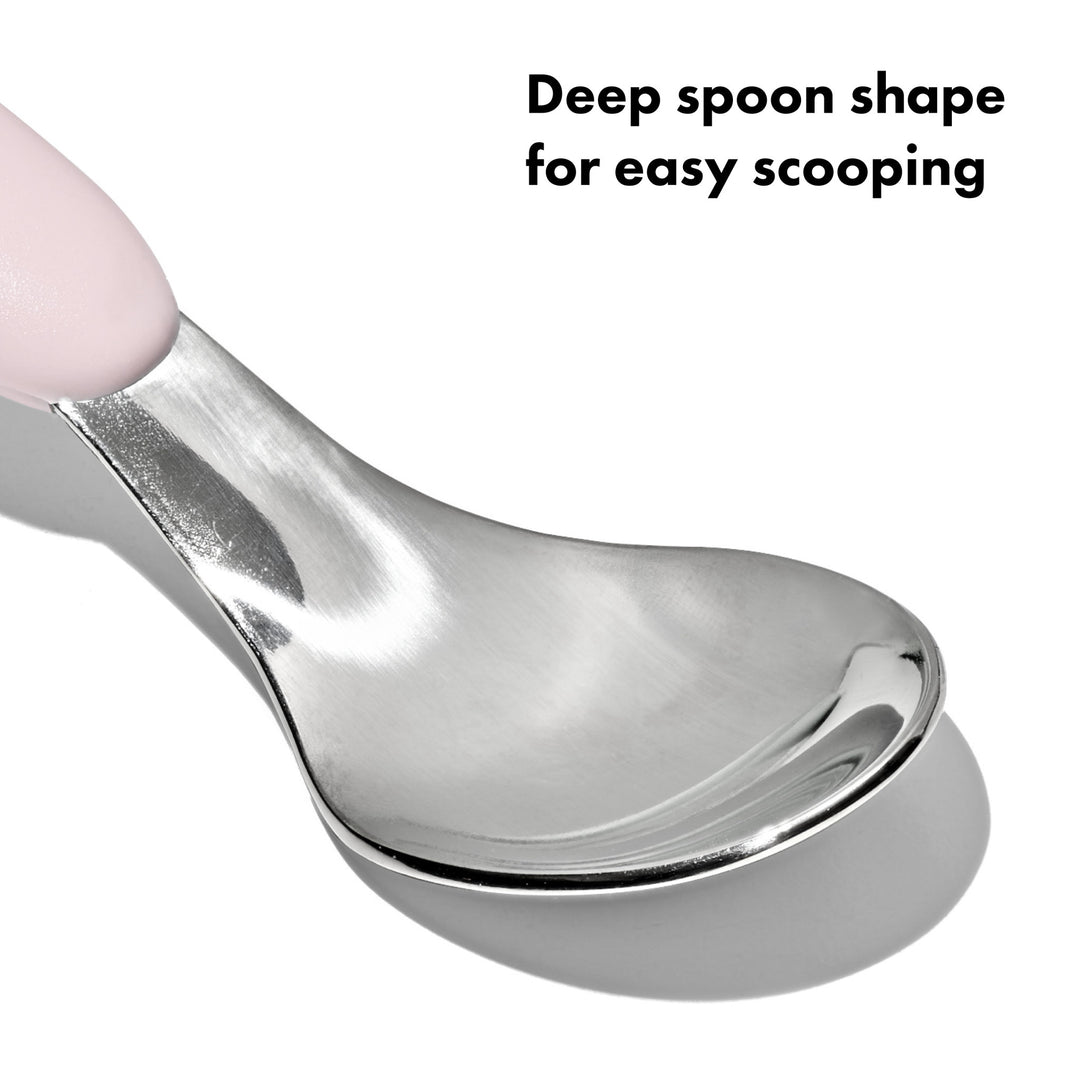 OXO Tot Fork & Spoon Set - Blossom
