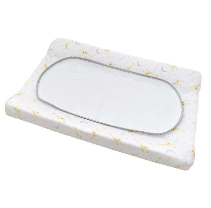 Living Textiles Change Pad Cover & Liner-Noah Giraffe