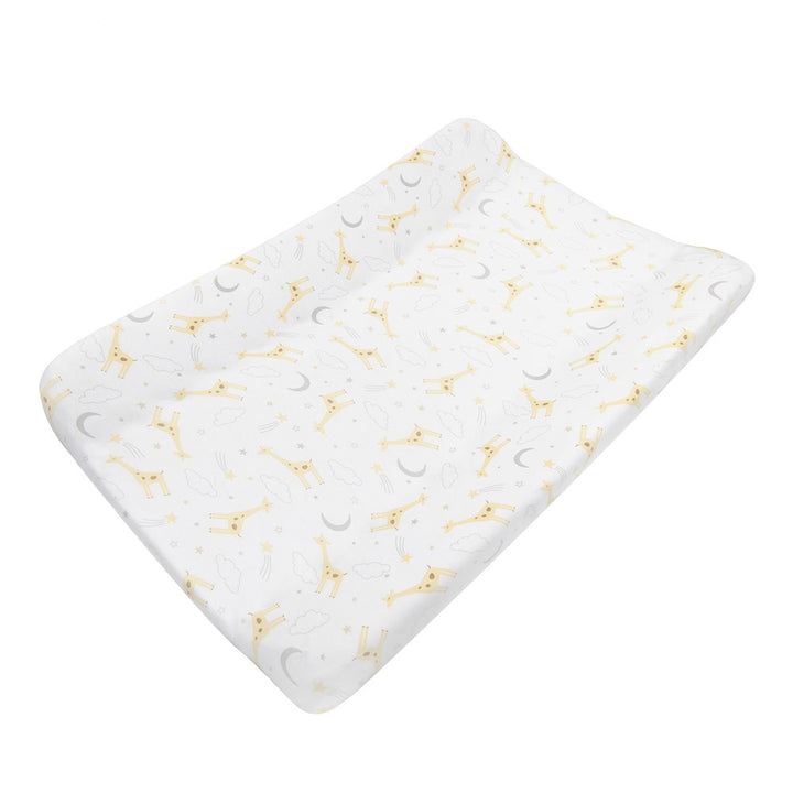 Living Textiles Change Pad Cover & Liner-Noah Giraffe