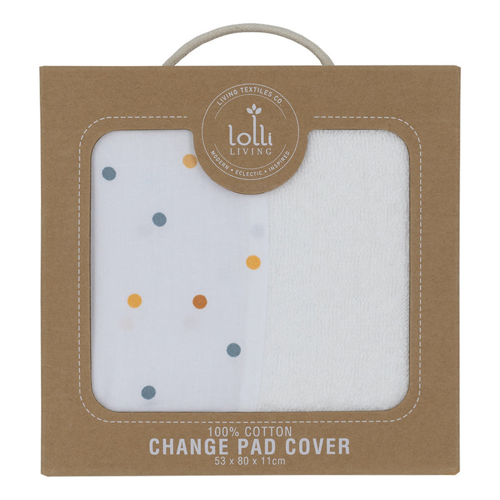 Living Textiles Change Pad Cover-Day at the Zoo