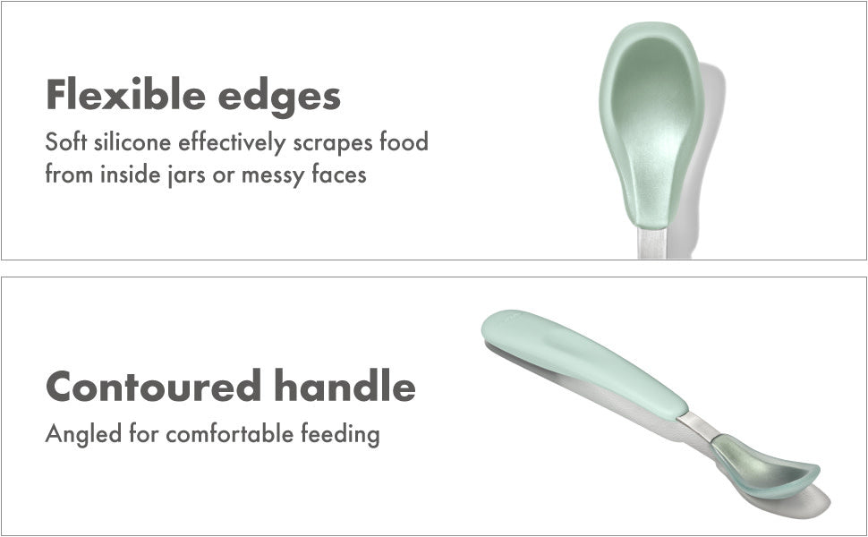 OXO Tot On-The-Go Feeding Spoon - Opal