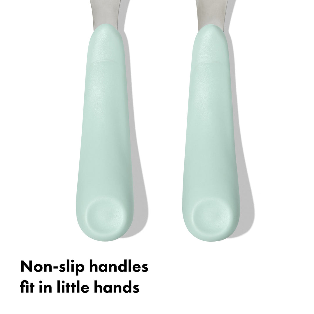 OXO Tot Fork & Spoon Set - Opal
