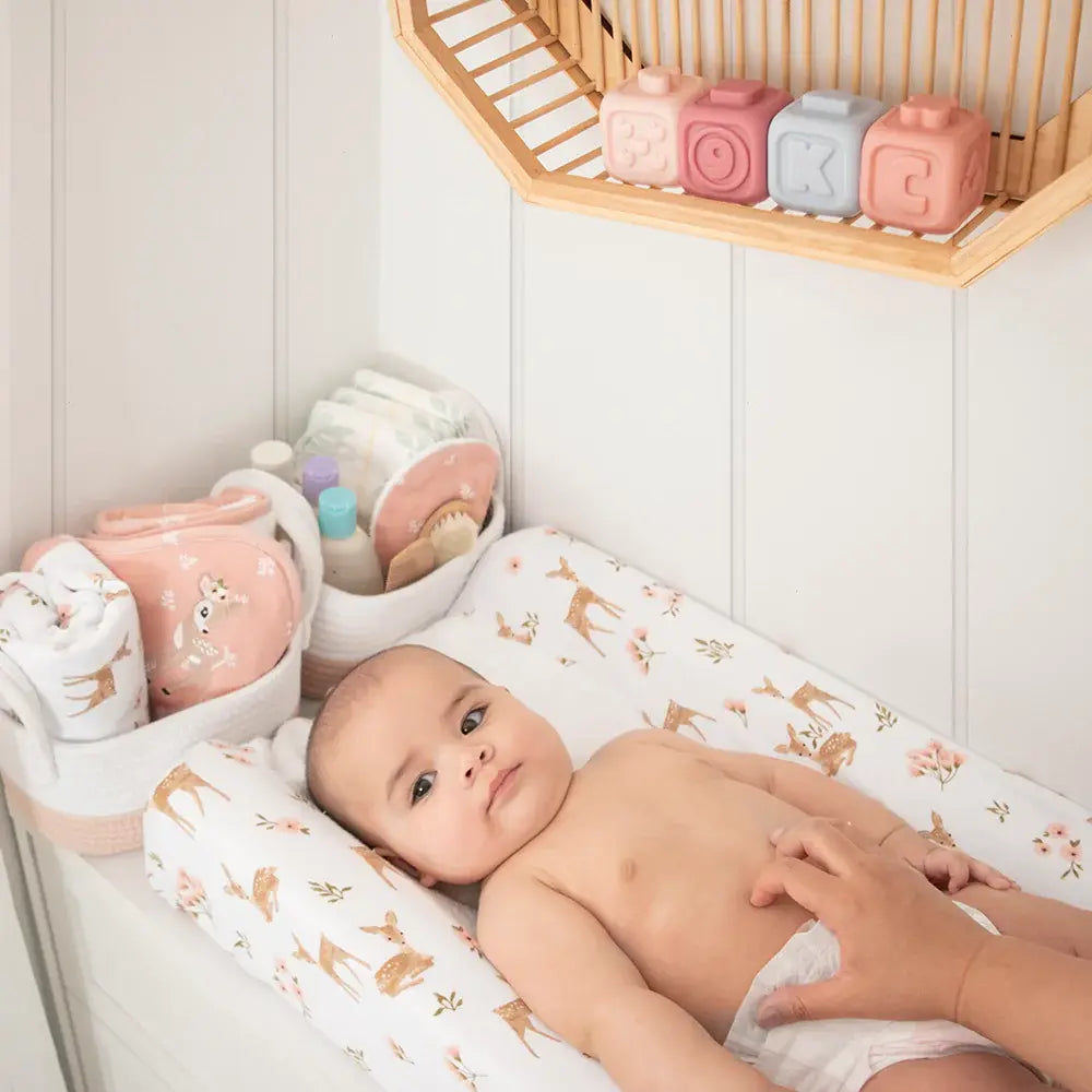 Living Textiles Change Mat Cover - Sophia's Gardens