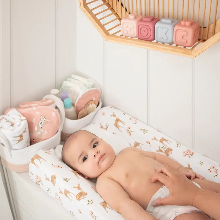 Living Textiles Change Mat Cover - Sophia's Gardens