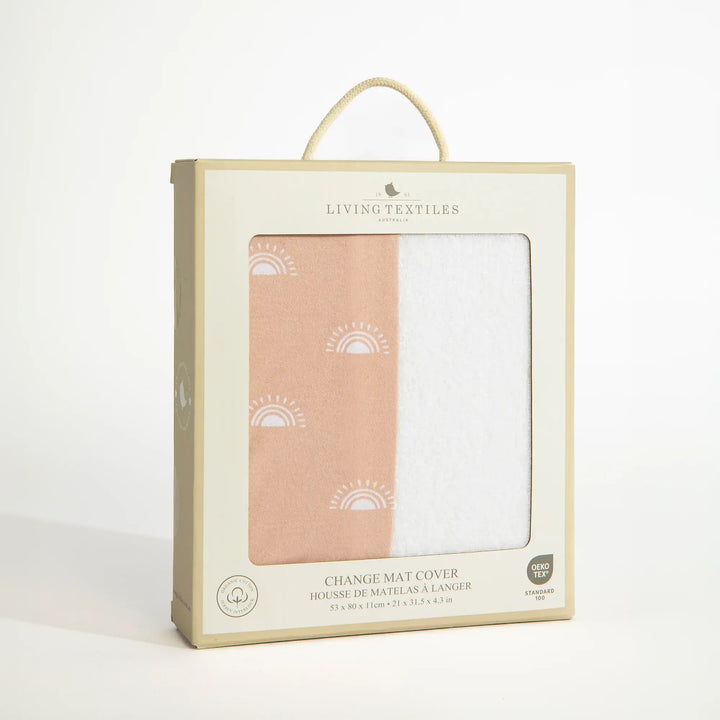 Living Textiles Change Mat Cover with Towelling - Bohemian Bliss