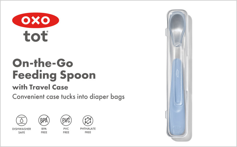 OXO Tot On-The-Go Feeding Spoon - Dusk