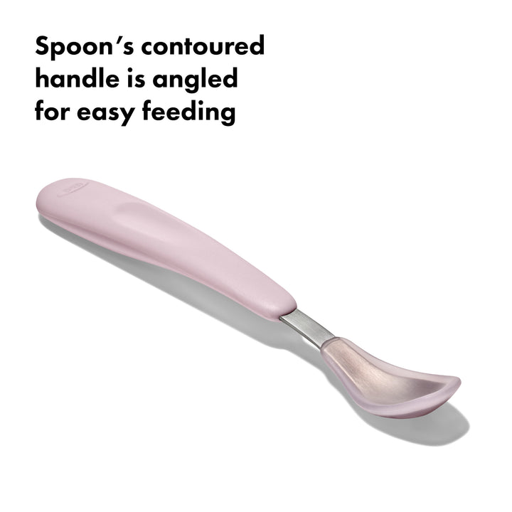 OXO Tot On-The-Go Feeding Spoon - Blossom