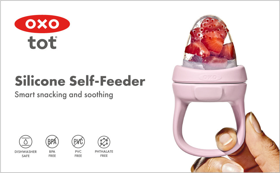Oxo Tot Silicone Self-Feeder - Dusk